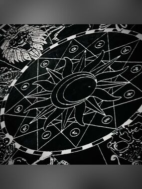 Goth Rare Killstar Zodiac Tapestry/Blanket Goth Occult Witchy Apt Dorm Decor